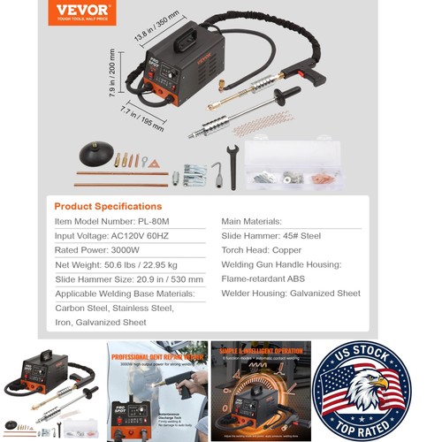 Stud welder dent repair - stud,